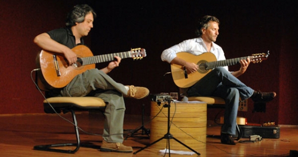 Braziliaanse gitaarvirtuozen in Bacchus
